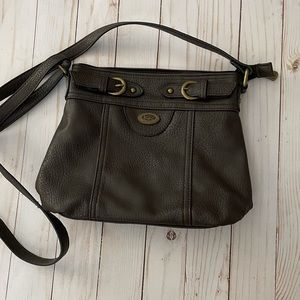 b.o.c. Dark brown Cross body purse.